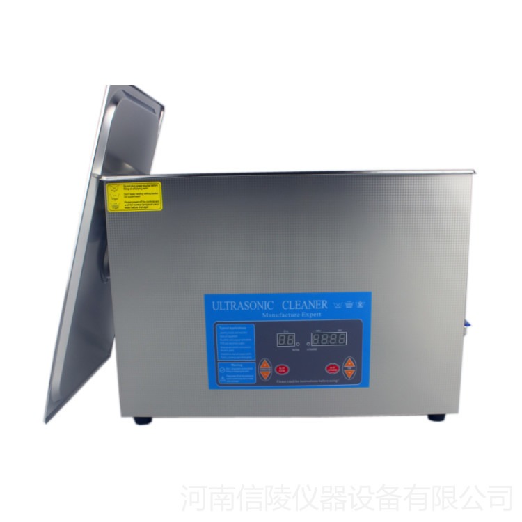 KQ-500DV超声波清洗机 22.5升超声波清洗机 不锈钢数显加热超声波清洗器