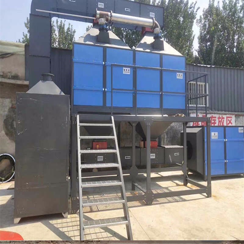催化燃烧设备 环保设备 喷漆房废气净化器河北沧诺环保设备生产厂家供应图片