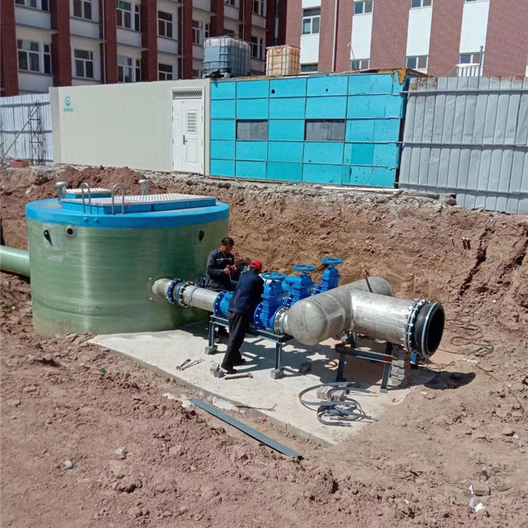 雨水污水泵站 智能一体化污水预制提升泵站 凯华 污水雨水自动收集