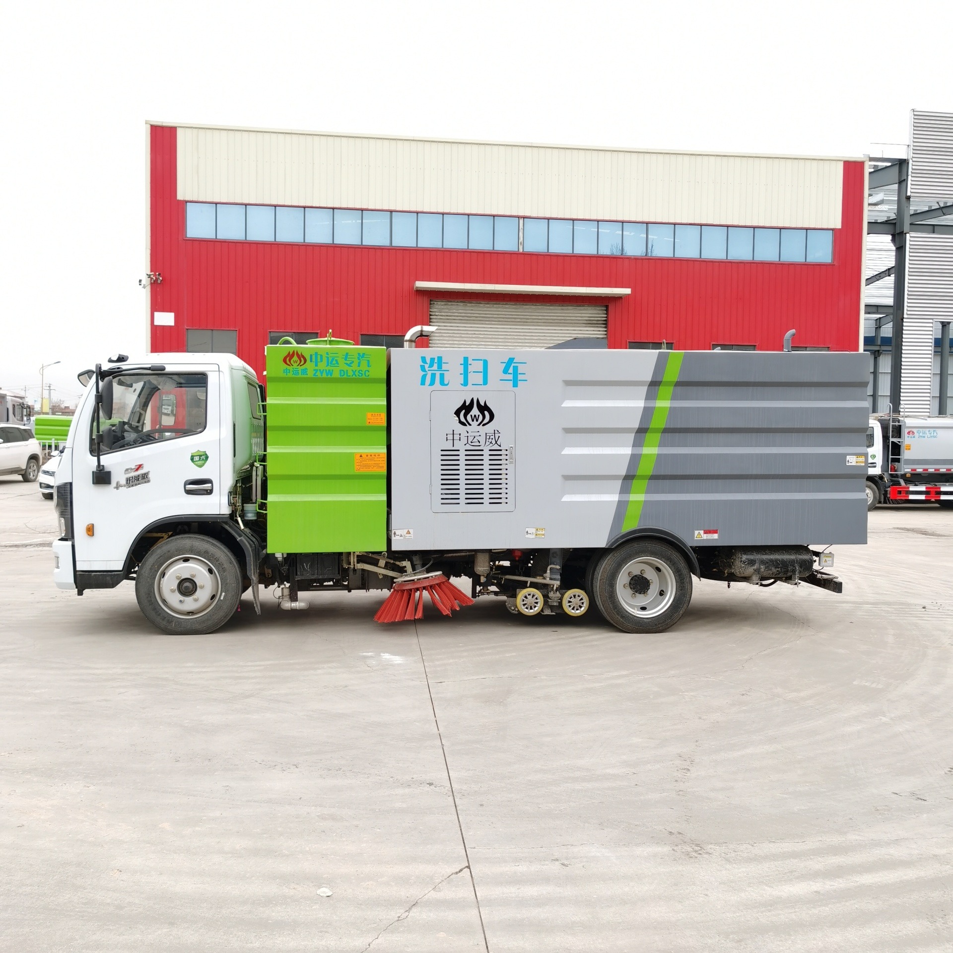 洗扫车 东风多利卡 8吨路面作业车 带高压清洗装置 永固威