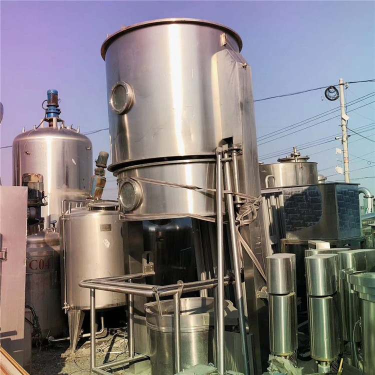 常年销售二手120型沸腾干燥机 二手不锈钢沸腾制粒机 拜欧图片