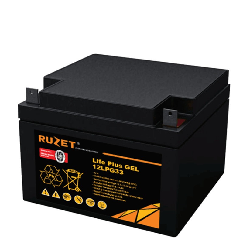 路盛RUZET蓄电池12LPG33路盛蓄电池12V33AH直流屏 UPS电源配套