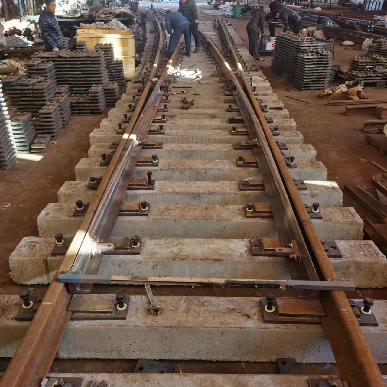重轨道岔 正华工矿生产50公斤60公斤钢轨道岔 实体厂家 支持看厂