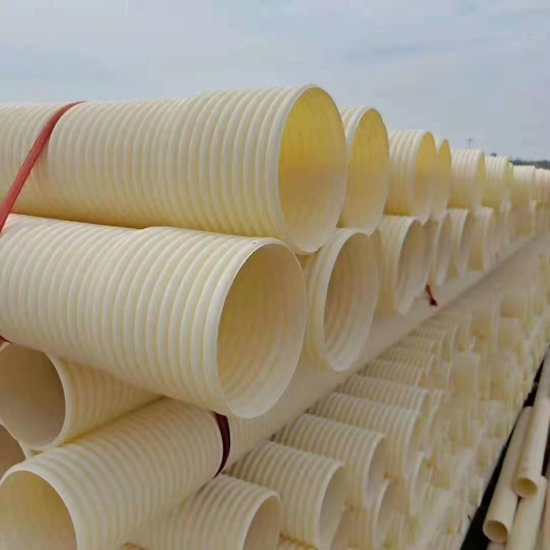 PVC电力波纹管  穿线管质优价廉   鸿禹塑业