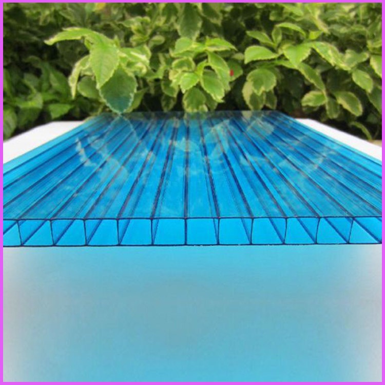 绍兴PC阳光板 透明中空阳光板 双层中空PC阳光板厂家