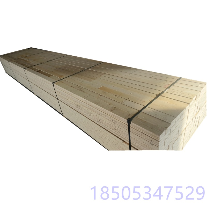 免熏蒸木方 机械包装用杨木顺向板 两次成型胶合板