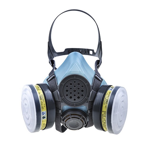 思创ST-M50G-1B硅胶双罐防毒面具