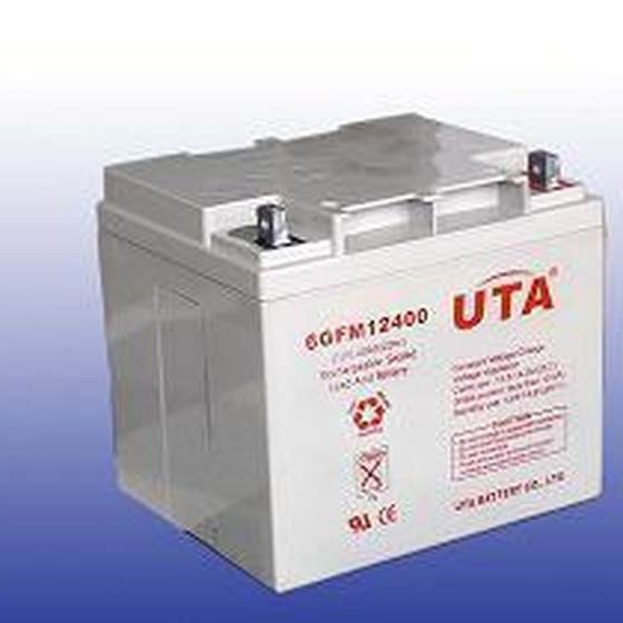 UTA优特蓄电池6GFM12400/12V40AH消防监控/直流屏/UPS电源/太阳能