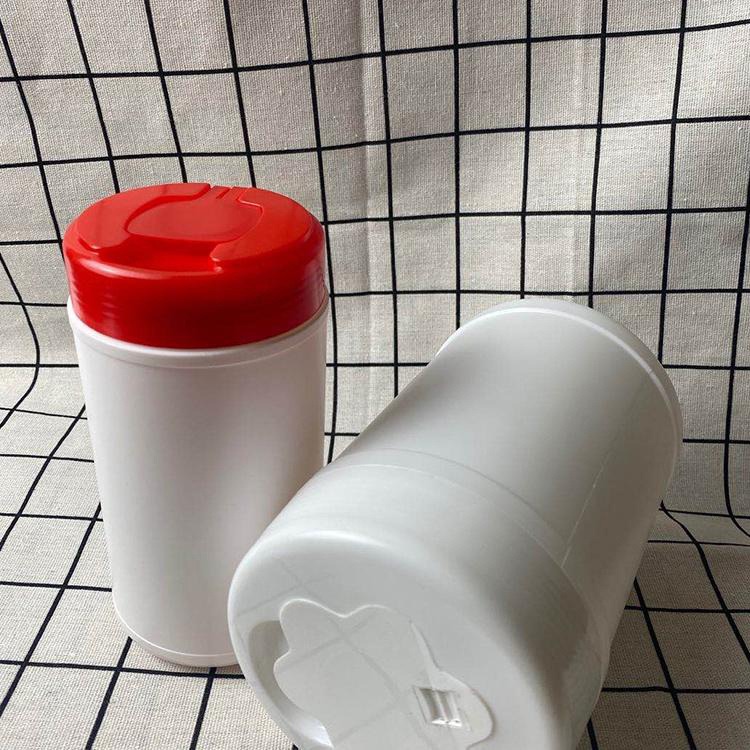 沧盛塑业 PET塑料桶 80片塑料湿巾罐 酒精湿巾桶