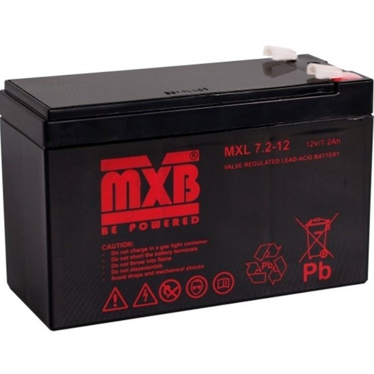MXB蓄电池MXL7-12 12V7AH音响 电梯 广播系统