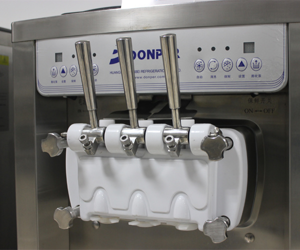 东贝BH7246E型商用冰激凌机   成都  立式软质不锈钢容器冰淇淋机  价格示例图1