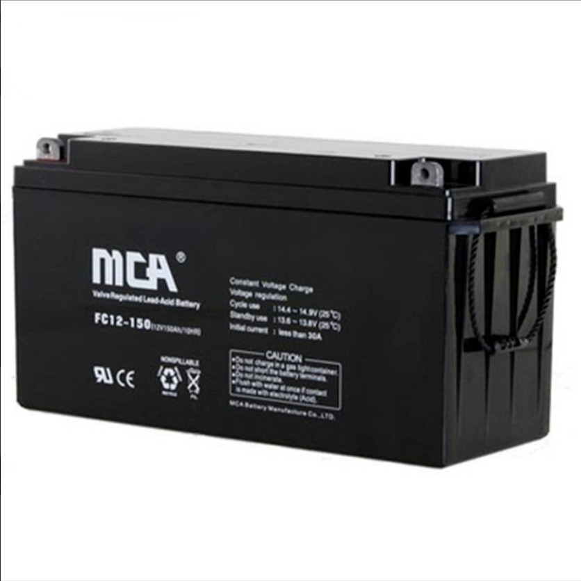 MCA蓄电池FC12-150铅酸免维护12V150AH代理商报价
