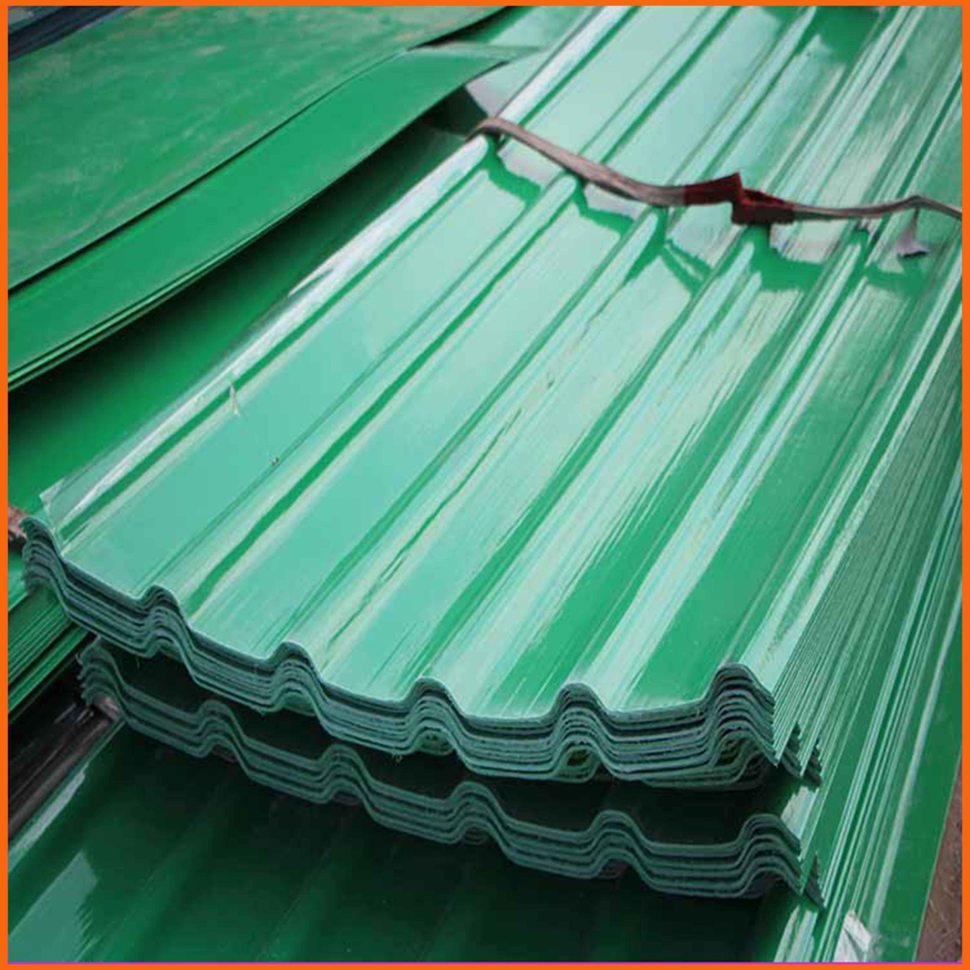 车雨棚防腐采光瓦 柳州FRP聚酯采光带 绿色玻璃钢采光板厂家报价