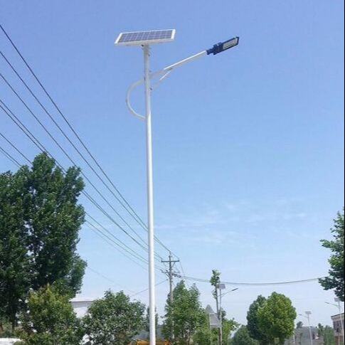 乾旭照明锂电池LED照明道路灯 5米新农村太阳能路灯 新农村户外小区道路照明太阳能灯