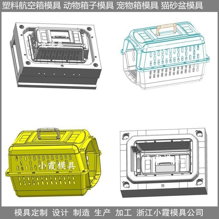 浙江注塑模具工厂全自动动物航空箱塑料模具
