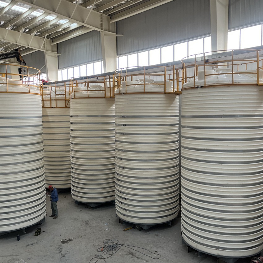 浙东容器 50T常压塑料储罐 50吨PE搅拌桶 进口食品级 滚塑一次成型