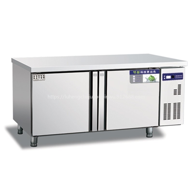 奥斯特平台冰箱WTF18 奥斯特两门冷冻工作台 商用不锈钢卧式平台雪柜 冷冻操作台冰箱