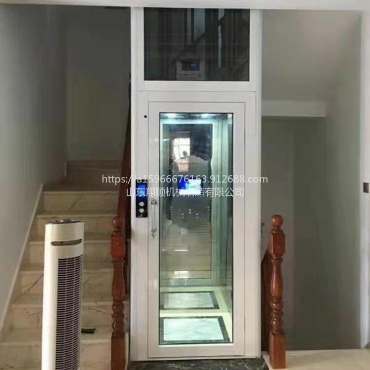 山东翔顺家用电梯三层四层复式自建房专用简易小型观光电梯