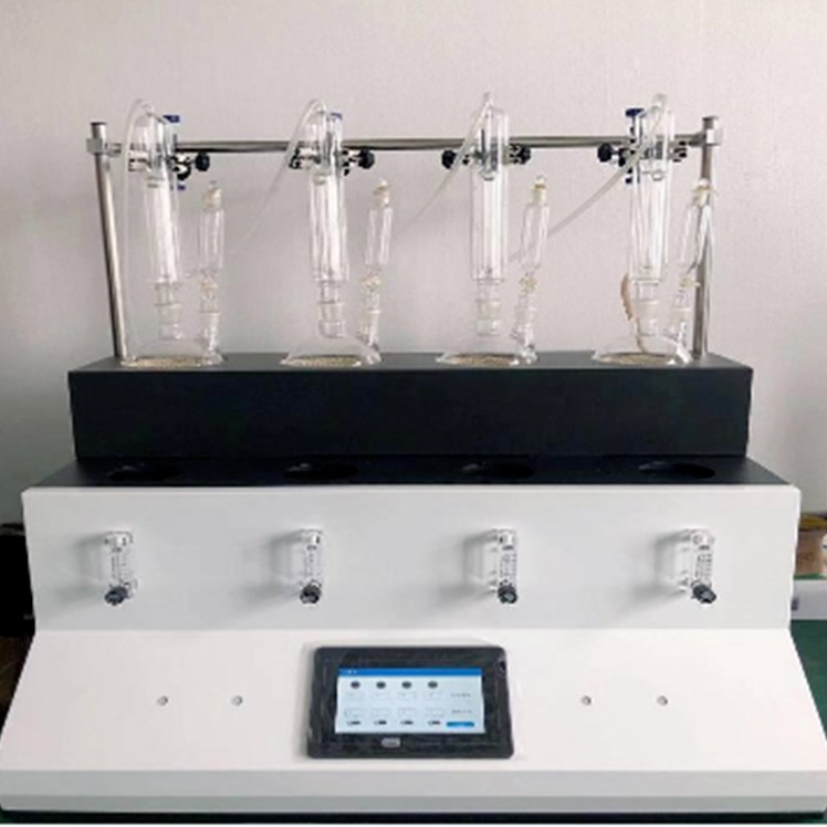 二氧化liu测定仪CYSO-3L 二氧化liu挥发酚氨氮蒸馏仪 内置制冷纯化设备 中药材炮制仪器图片