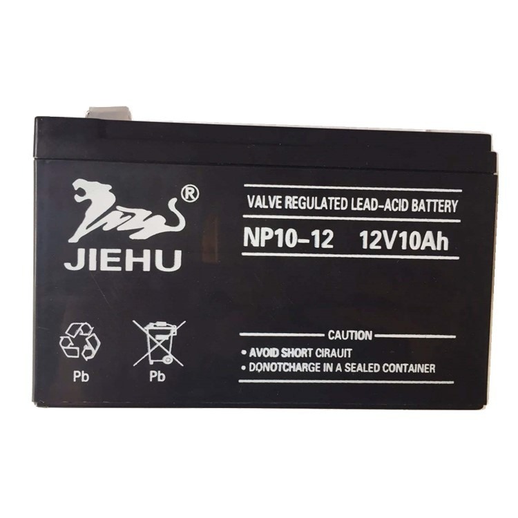 JIEHU蓄电池NP10-12捷虎铅酸蓄电池12V10AH消防后备系统