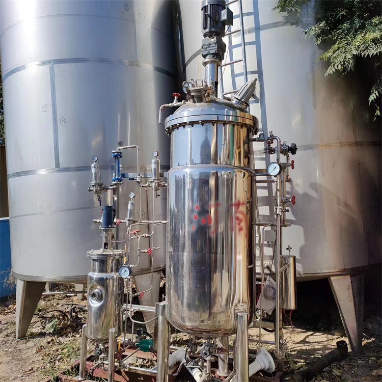 二手30-300L微生物双联发酵系统 恒温双联种子发酵罐 微生物发酵罐 建功回收