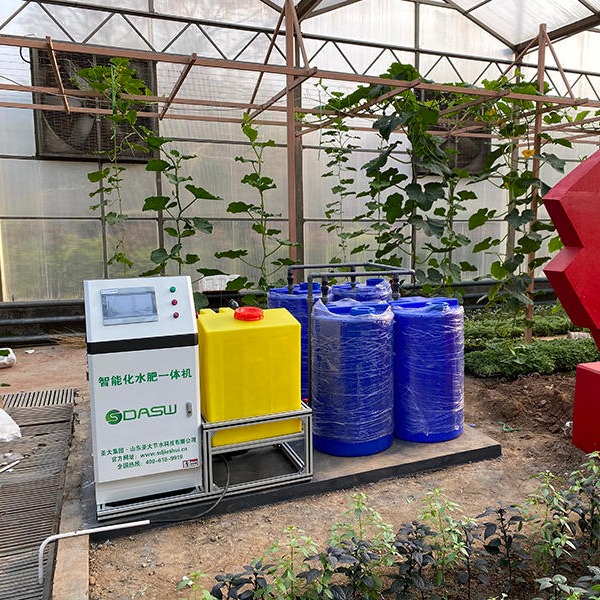 苹果灌水施肥设备 圣大节水 水肥一体化系统 半自动水肥一体机SD-JYX-B 省工