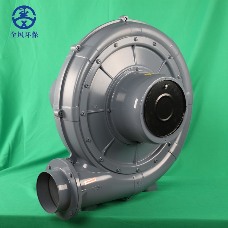 吹膜机铝合金风机TB150-5透浦式中压鼓风机3.7KW全风图片