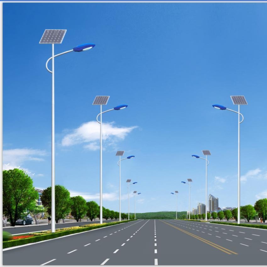 乾旭照明太阳能光伏路灯 太阳能路灯工程 六米太阳能路灯