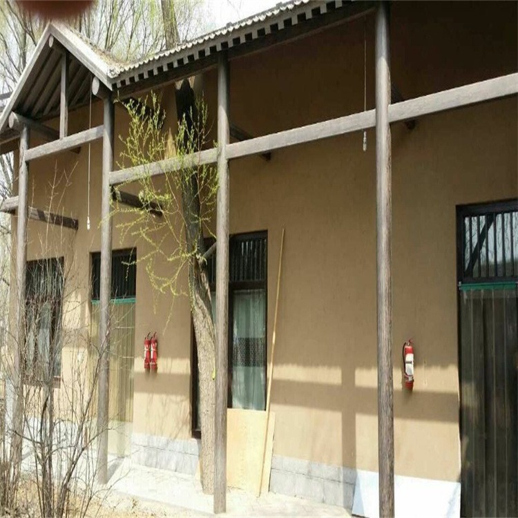 中式小院改造常用涂料 华彩稻草漆 专业仿泥巴效果涂料