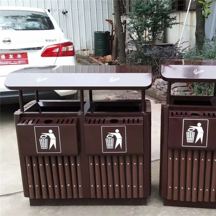 户外环保垃圾箱 果皮箱 公园垃圾箱 景区环保可分类垃圾箱 双琪图片