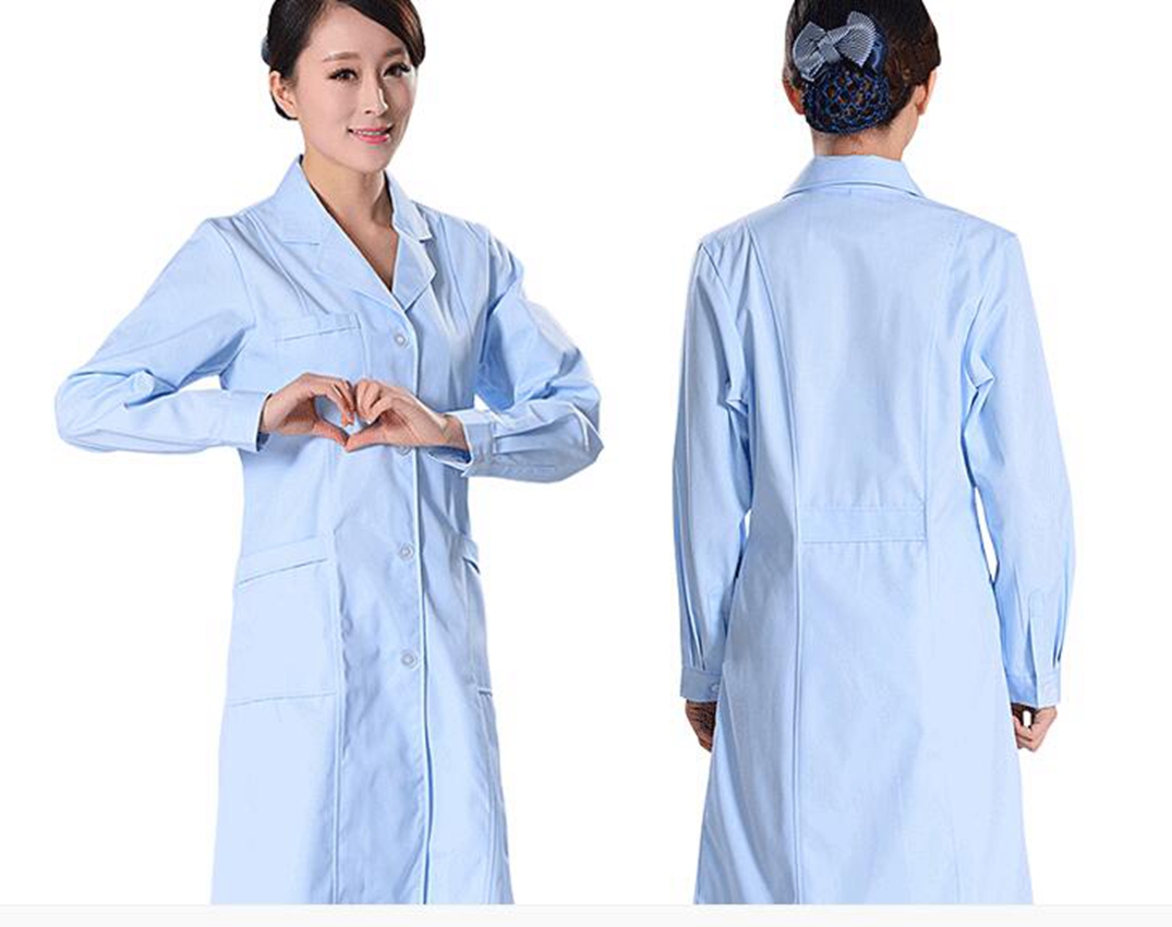 锦衣郎蓝色护士服护士服款式批量采购