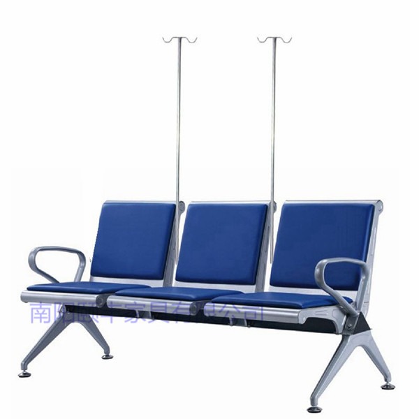 皮垫输液椅双人三人位输液椅医院诊所候诊输液椅厂家带皮垫排椅输液椅图片