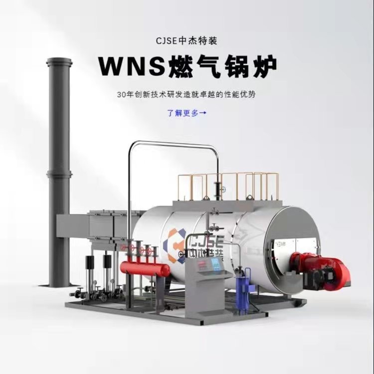 菏锅 3台10吨燃气蒸汽锅炉WNS-10-1.25运行于久鹏制药 低氮排放节能减排