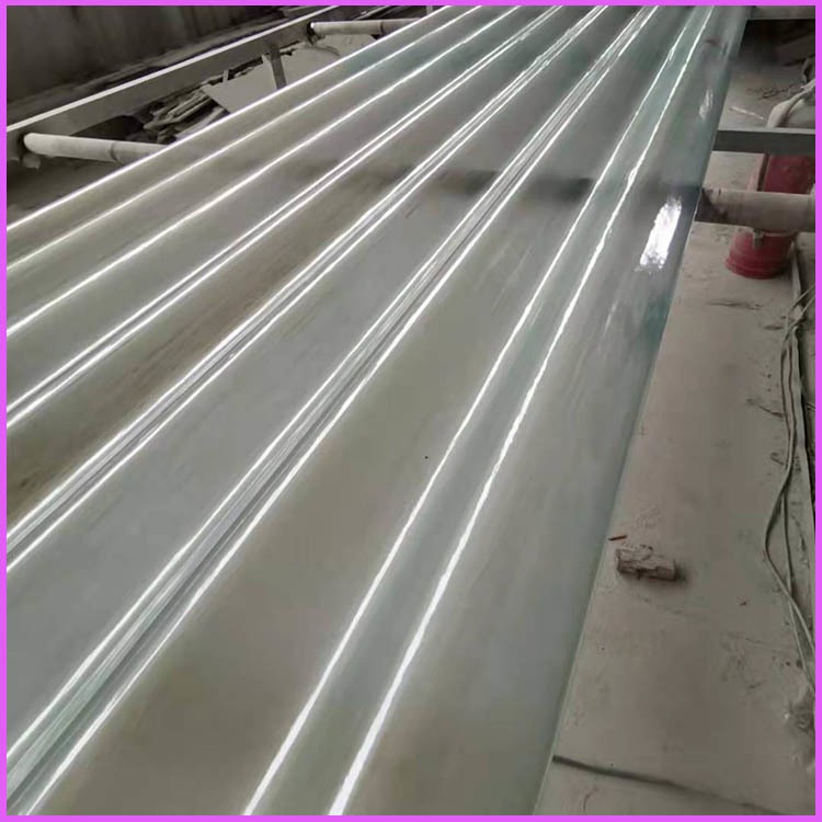 漯河FRP透明瓦 玻璃纤维增强采光板 棚洞顶棚玻璃钢采光板