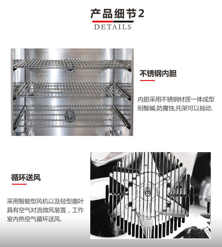 上海笃特DHG-L9645A工业大型立式烘箱电热恒温鼓风干燥箱工业高温烘箱示例图4