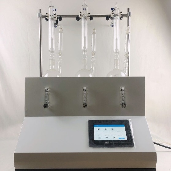 二氧化硫蒸馏仪 酸碱滴定蒸馏仪 CYSO2-3 二氧化硫蒸馏仪3联 实验室挥发酚蒸馏器