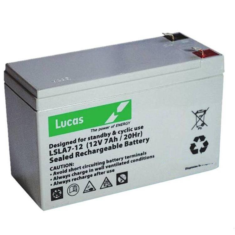 Lucas蓄电池LSLA7-12英国进口12V7AH/20HR铅酸电池