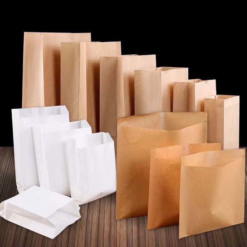 广东深圳印刷定制环保一次性小纸袋 出口牛皮纸包装袋  保护螺丝小工具打包纸袋图片