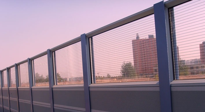 卓尼透明 茶色 湖蓝声屏障 隔音屏公交车驾驶室安全防护板隔板