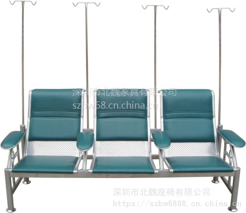 医院输液塑料排椅 塑料座板输液椅 三人塑料输液椅