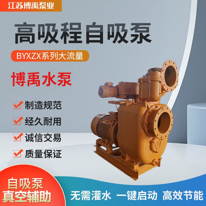 大流量自吸泵 工业自吸泵 自吸泵厂家 自吸泵厂商 博禹200BYXZXW400-12 大型自吸泵