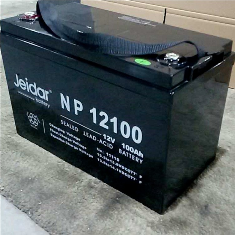 Jeidar捷益达蓄电池NP12100铅酸免维护12V100AH授权代理现货供应