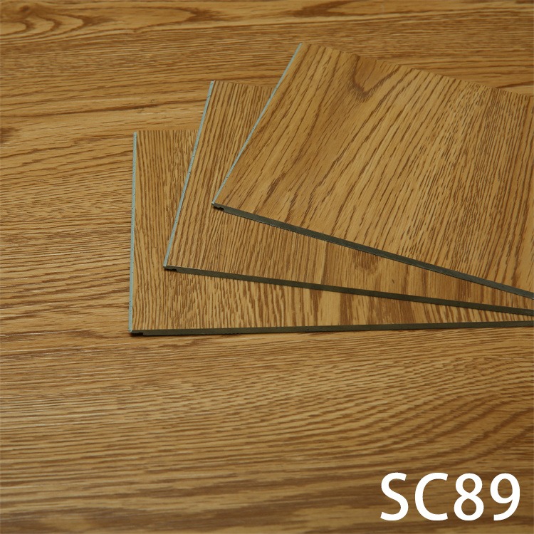 4mm 石塑地板一手货源质量可靠 SPC锁扣式免胶安装 环保滑耐磨地板家用一件直发免胶安装