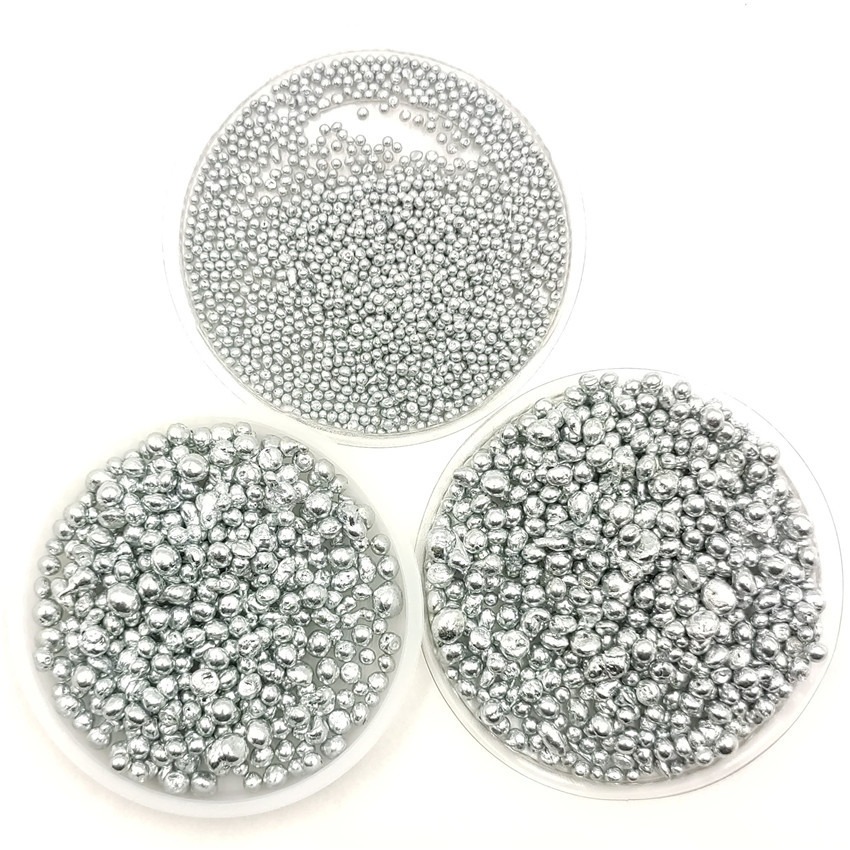 赛普勒斯 供应高硬度锌材质锌粒 99.9999%高纯锌粒 磨料锌丸 可定制图片