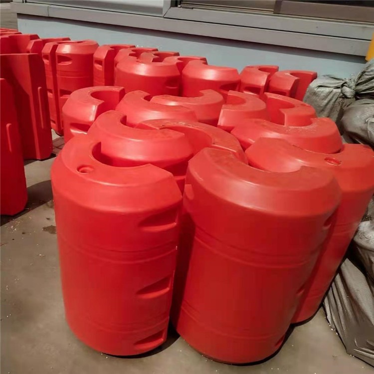 瑞通500*700PE厂家生产批发供橙色拦污管道浮筒浮标