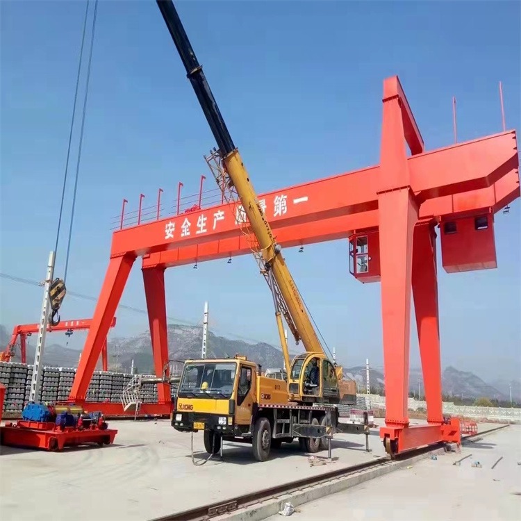 出售32吨跨度20米双梁门式起重机 宸隆龙门吊现货供应码头工程40吨双主梁龙门吊