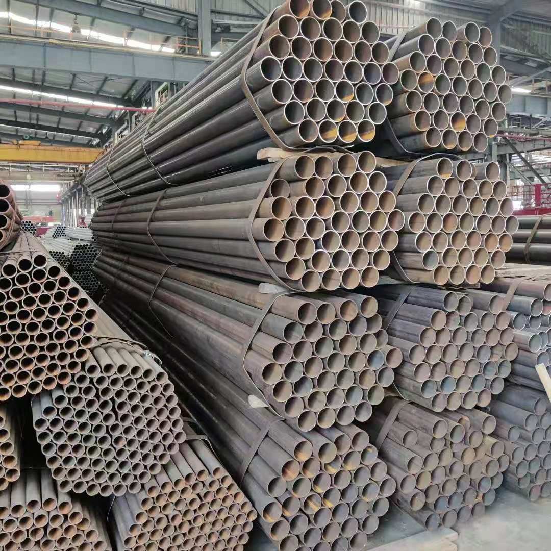 直缝焊管工地支架围墙用焊管4分-8寸焊接钢管48铁管锐钢钢材图片