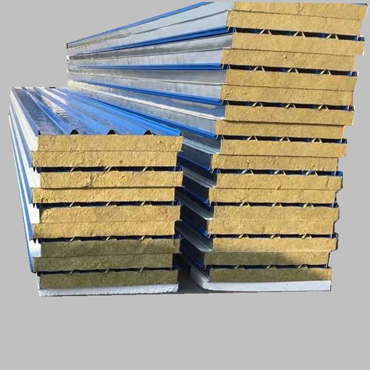 岩棉夹芯板 泡沫复合板 钢结构彩钢板 工厂定制