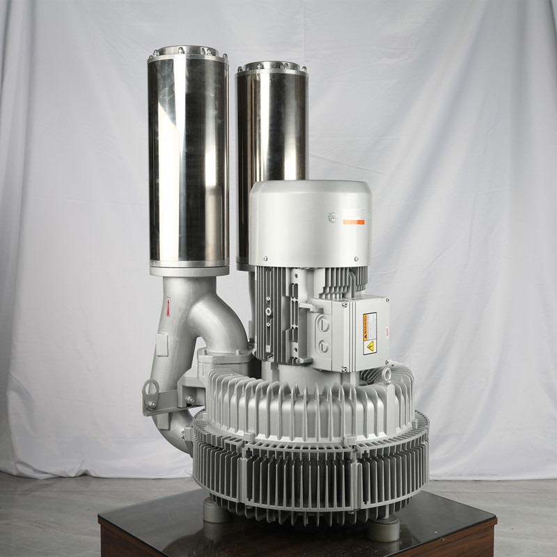 25KW大功率抽气体高压鼓风机LRB-94S-3粉尘吸附立体风机吸气高压漩涡气泵图片