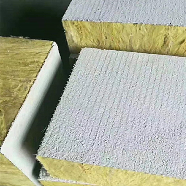 纵骐 水泥抹面岩棉复合板 外墙岩棉板 砂浆纸岩棉复合板